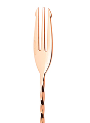 BarPros 40cm Fork End Bar Spoon, Copper