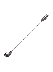 BarPros 50cm Stainless Steel Fork End Bar Spoon, Silver