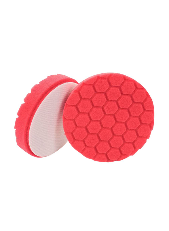 

Chemical Guys 6.5-inch Hex Logic Perfection Ultrafine Wax Pad, Red/White