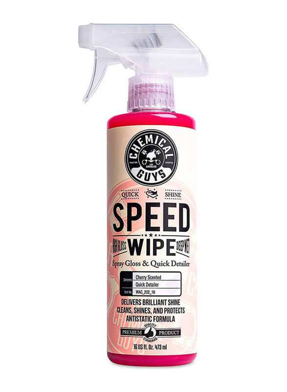 

Chemical Guys 473ml Cherry Scent Speed Wipe High Shine Spray Gloss & Quick Detailer