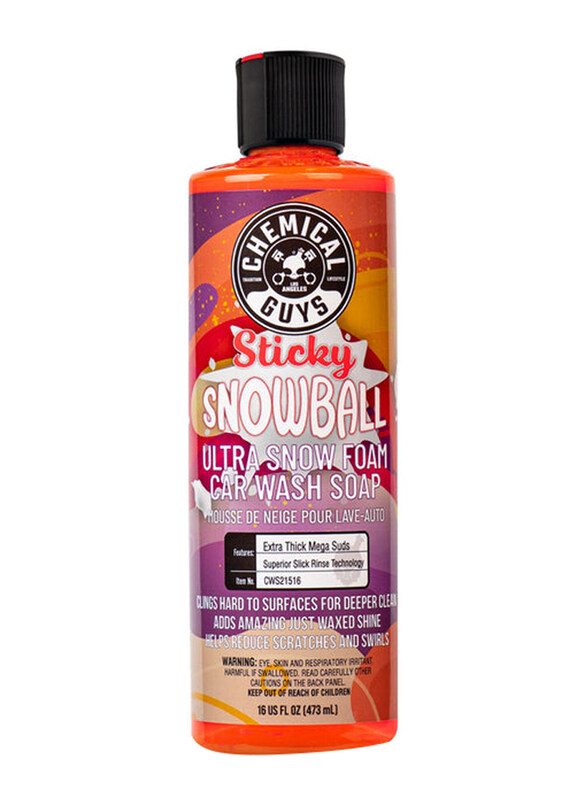 

Chemical Guys 16oz Sticky Snowball Snow Foam Auto Wash
