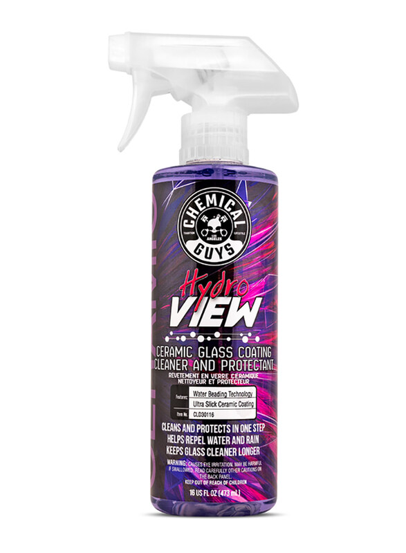 

Chemical Guys 473ml Hydro View Ceramic Glass Coating, Cleaner & Protectant