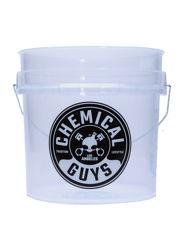 

Chemical Guys 4.25 Gallons Heavy Duty Ultra Clear Detailing Bucket