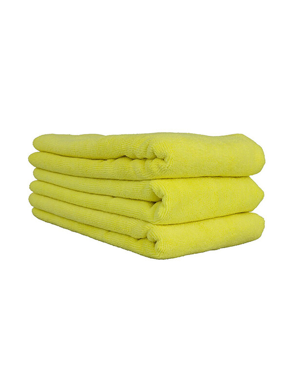 

Chemical Guys 3-Piece Interiors Professional Workhorse Towel, 24 x 16-Inch, Yellow