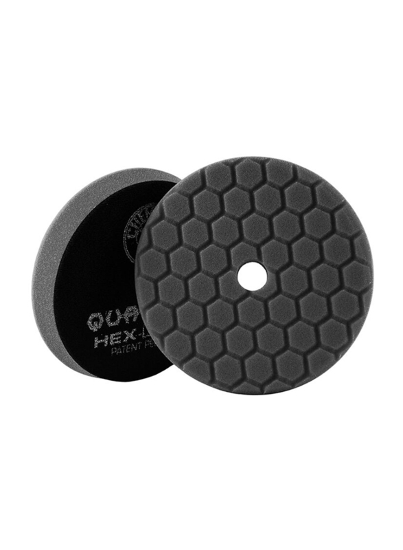 Chemical Guys 6.5-inch Hex Logic Quantum Buffing Pad, Black