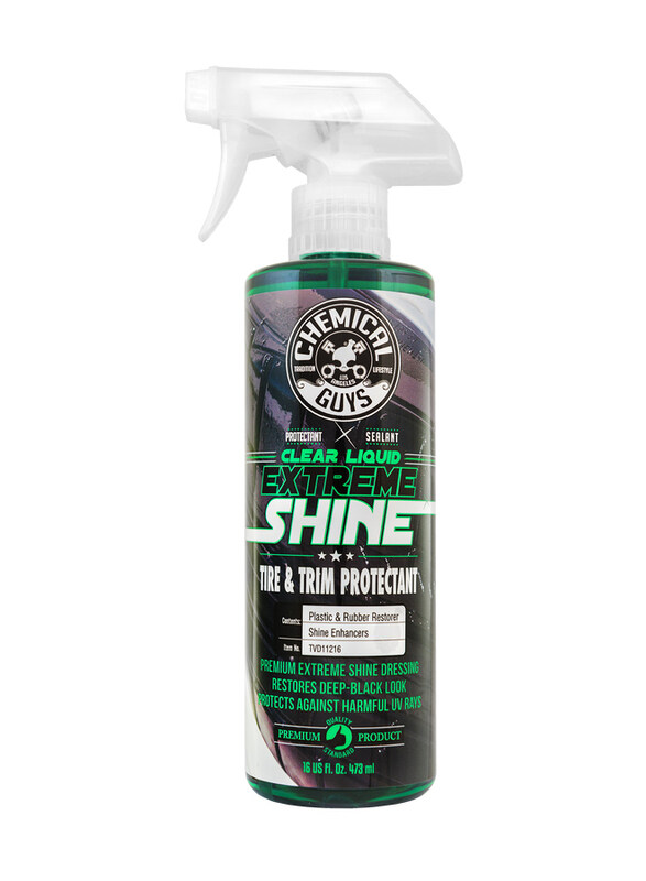 

Chemical Guys 16oz Clear Liquid Extreme Shine Tire And Trim Dressing And Protectant