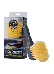 Chemical Guys Stiffy Brush for Carpets and Durable Surfaces, Yellow