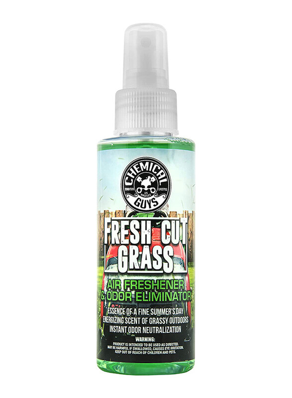 

Chemical Guys 118ml Fresh Cut Grass Air Freshener & Odor Eliminator