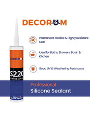 Decorum S220 Silicone Sealant, DEC1004, Black