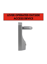 Exidor Operated Outside Access Device Lever, Silver