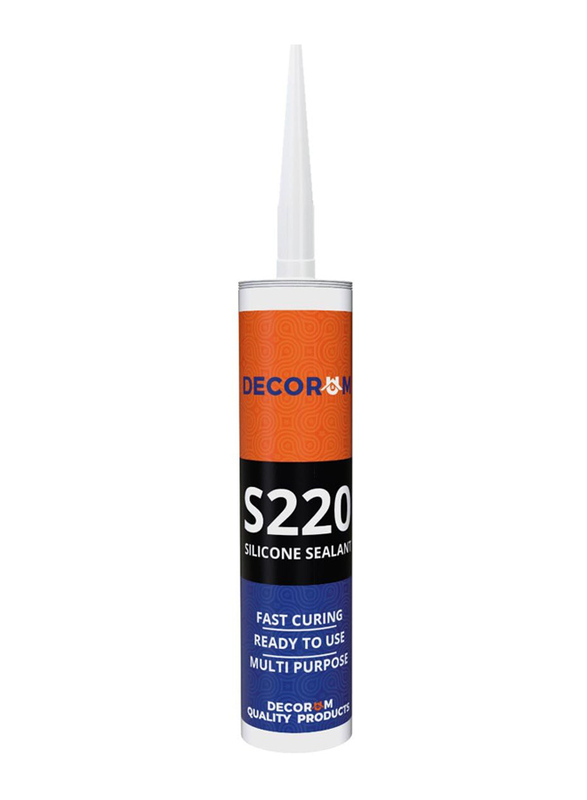 Decorum S220 Silicone Sealant, DEC1004, Black