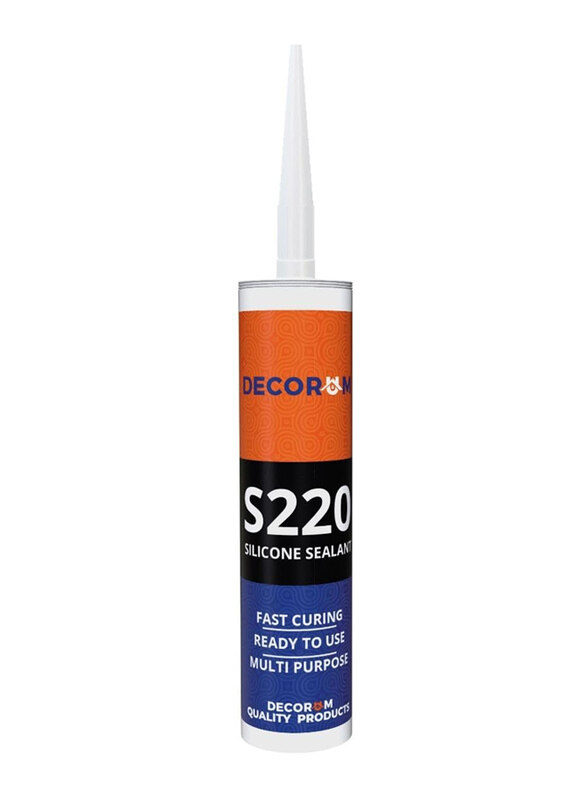 

Decorum S220 Silicone Sealant, DEC1001, Clear