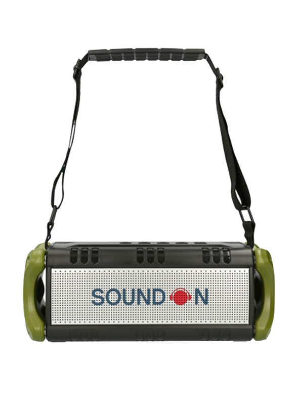 مكبر صوت ساوند اون R101 مقاوم للماء IPX5 محمول وبلوتوث, أخضر