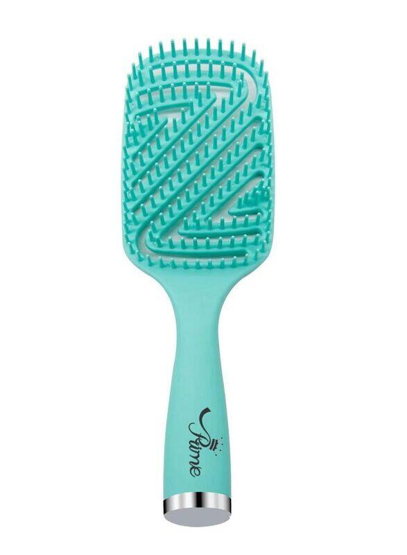 

Prime Wet Curly Detangling Hairbrush & Hair Scalp Massage Comb for All Hair Types, Turquoise, 1 Piece