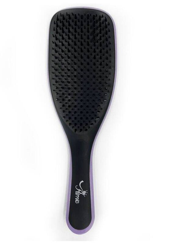 

Prime Wet Detangler Styling Straightening Hairbrush for All Hair Types, Purple/Black, 1 Piece