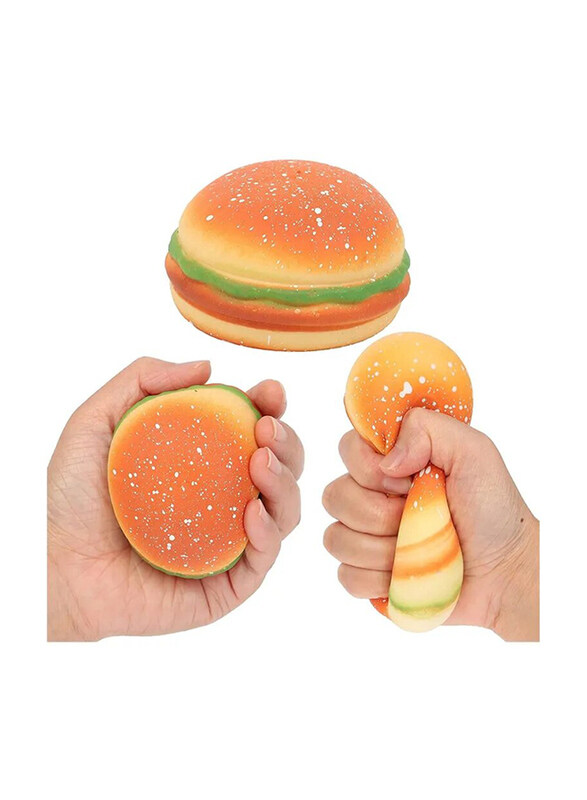 

Prime Burger Squishy Toy, Multicolour, 1 Piece, Ages 1+