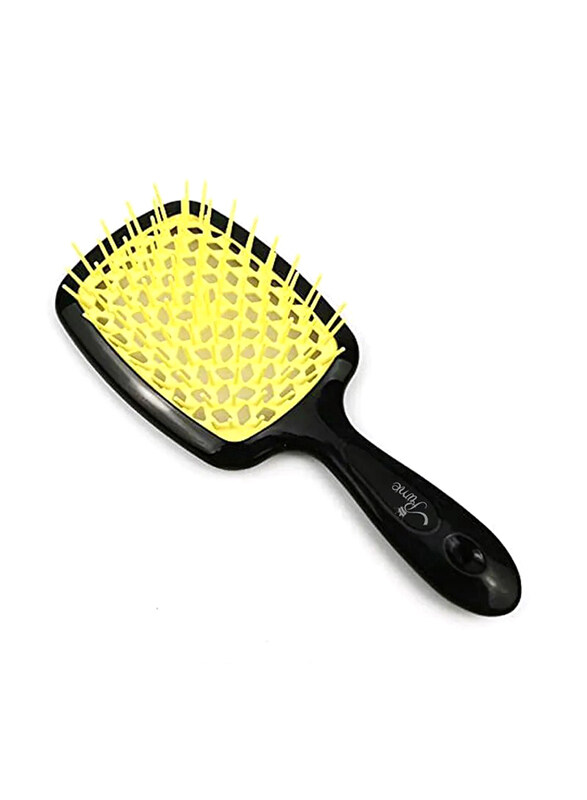 

Prime Professional Detangler Superbrush Scalp Massage Paddle Brush for Dry Hair, Orange, 1 Piece