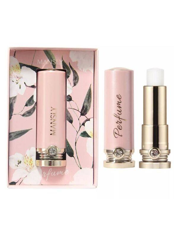 

Mansly Perfume Stick Sweet Atmosphere Flower Delight Solid Long Lasting Body Fragrance Perfume, Light Pink