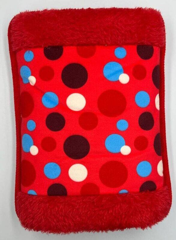 

Prime Electric Hot Water Bag with Massager for Body Pain, Red