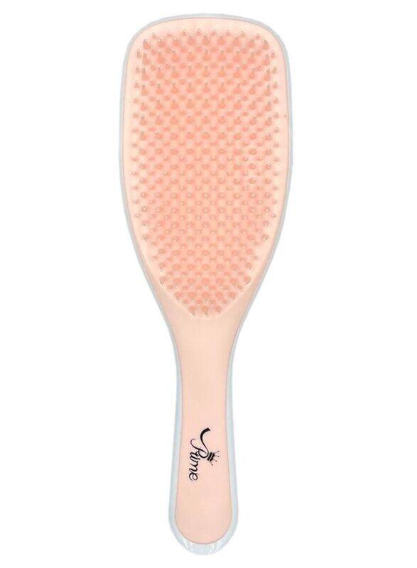 

Prime Wet Detangler Styling Straightening Hairbrush for All Hair Types, Peach, 1 Piece