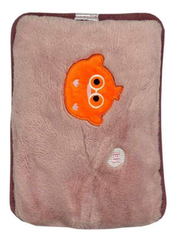 

Prime Electric Hot Water Bag with Massager for Body Pain, Brown