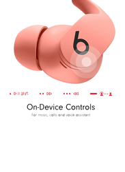 Beats Fit Pro True Wireless In-Ear Noise Cancelling Earbuds with Built-In Microphone, Coral Pink