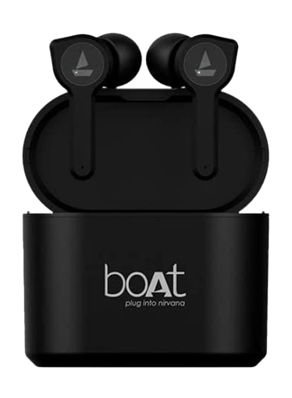 

Boat Airdopes 408 Wireless In-Ear Earbuds, Black