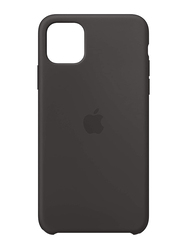 Apple Silicone Case Cover for Apple iPhone 11 Pro Max Mobile Phone, Black