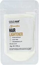 Gold Hair Professional Hair Coloring Bleach Powder White 20 Grams, Mixing Permanent Color