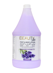 Beauty Palm Foot and Body Lotion Moisturiser Lavender 1 Gallon, For All Skin Types, Smoothing & Hydrating Skin 