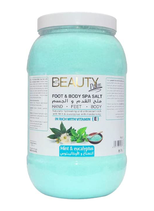 Beauty Palm Foot & Body Spa Salt Mint & Eucalyptus Hard, 5 Kg