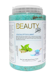 Beauty Palm Eucalyptus & Mint Sea Salt with Dried Flower Petales, 4 Kg