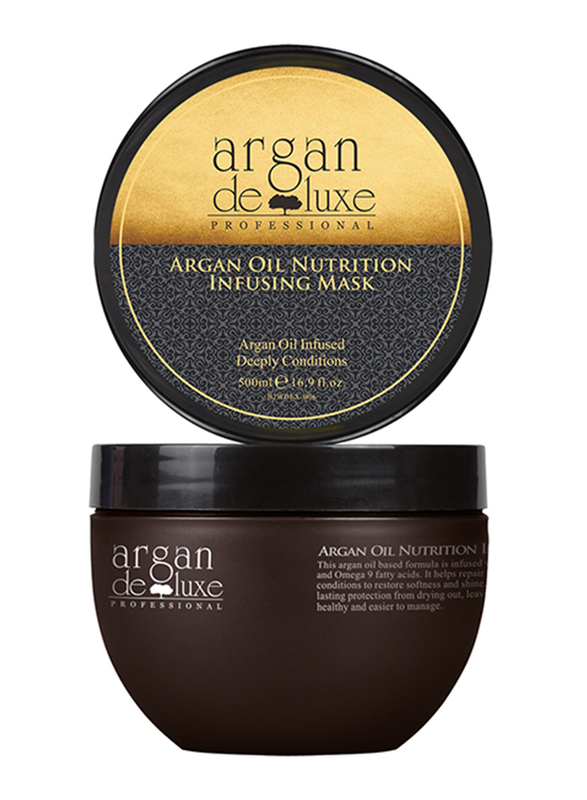 Argan Deluxe Oil Nutrition Infusing Mask for All Hair Types, 500ml