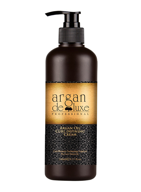 Argan Deluxe Oil Curl Defining Cream for Curly Hair, 240ml