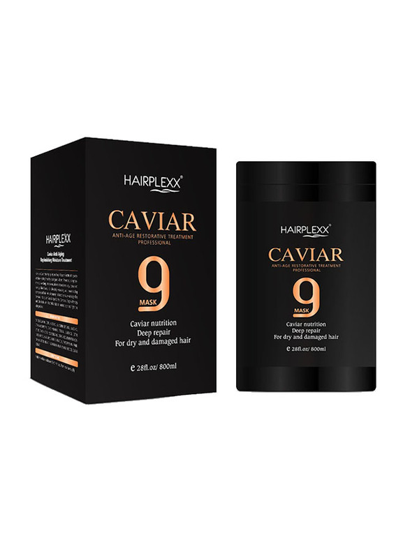 Hairplexx Caviar 9 Mask for Damaged Hair, 800ml