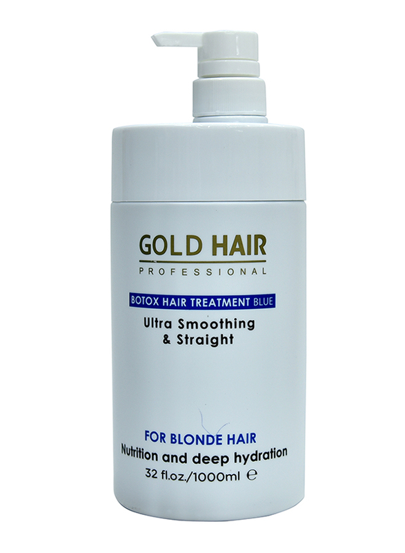 Gold Hair Blonde Botox Hair Treatment for Coloured Hair, 1000ml