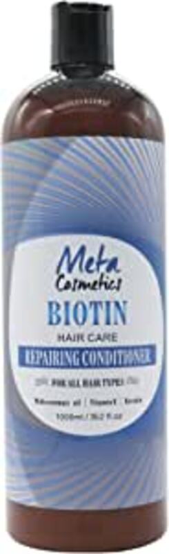 Meta Cosmetics Conditioner 1000ml With Biotin Hair Care l Repairing Conditioner l With Keratin and Rosemary Oil, For Dry Hair