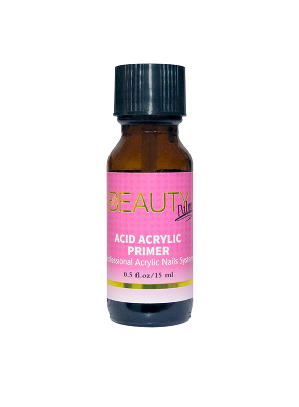 Beauty Palm Acid Acrylic Primer Nail System, 15ml, Clear