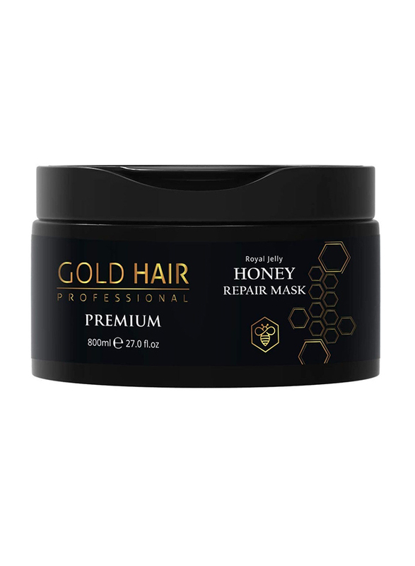 Gold Hair Honey Mask for All Hair Types, 800ml