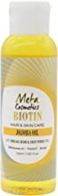 Meta Cosmetics Hair Serum 100ml Jojoba Oil With Rosemary Oil l Hair and Skin Moisturizer