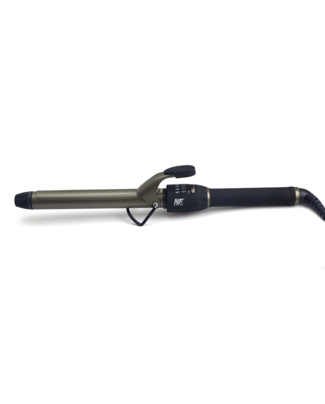 New Force Professional Hair Curling Iron 25mm- Mocri Titanium Ceramic Barrel with Hair Shine and Texture while Having Heat Distirbution
