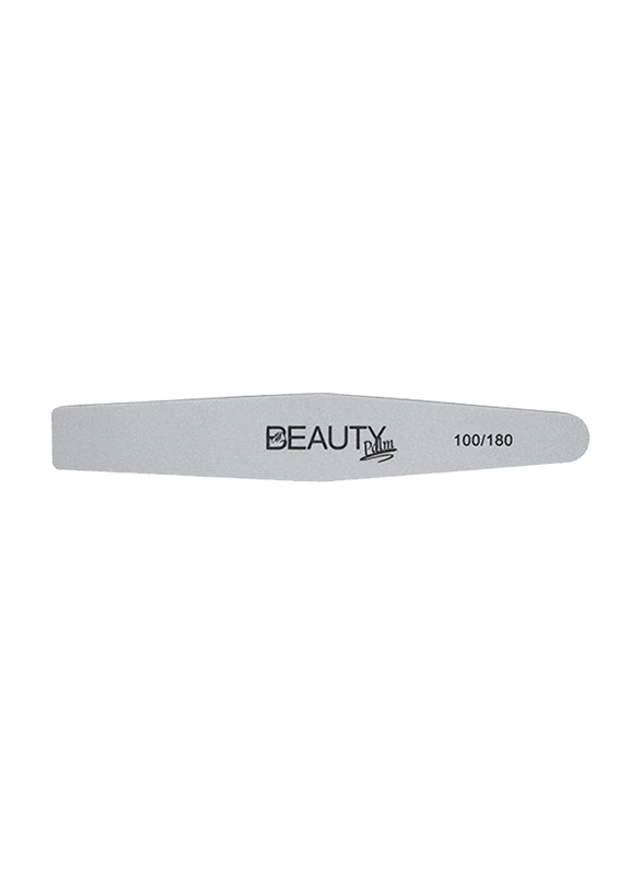 Beauty Palm Nails File Korea Curve Shape, 25 Pack, Grey