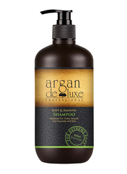 Argan Deluxe Soft & Smooth Shampoo for All Hair Types, 300ml