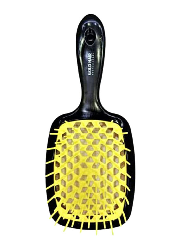 Gold Hair Original Detangler Super Brush for All Hair Type, Yellow