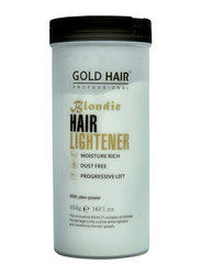 Gold Hair Professional Hair Coloring Bleach Powder White 500 Grams, Mixing Permanent Color