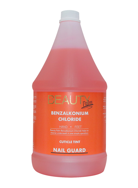 Beauty Palm Benzalkonium Nail Guard, Cuticle Tint 1 Gallon, Orange I Manicure and Pedicure Essentials