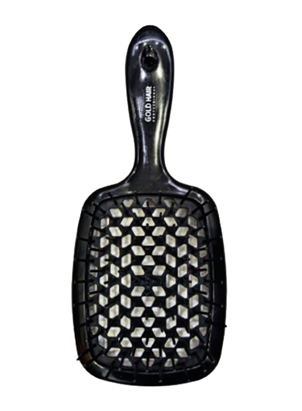 

Gold Hair Original Detangler Super Brush for All Hair Type, Black