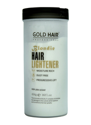 Gold Hair Blondie Hair Lightener for Damaged Hair, White, 454gm