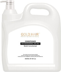 Gold Hair Professional Multi Functional Hair Conditioner 5Liter, For All Hair Types, For Salon Use 