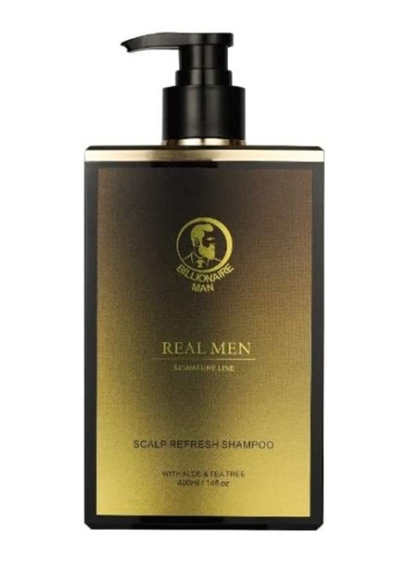 Billionaire Man Scalp Refresh Shampoo for All Hair Type, 400ml